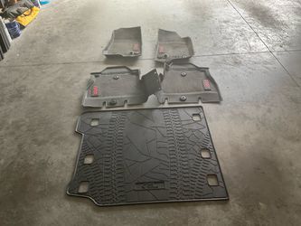 Jeep Wrangler All Weather Mats and Rear Liner