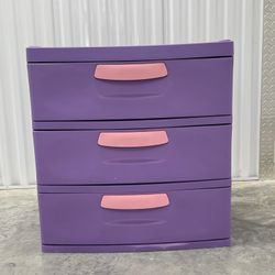 Sterilite 3-Drawer Wide Storage Cart