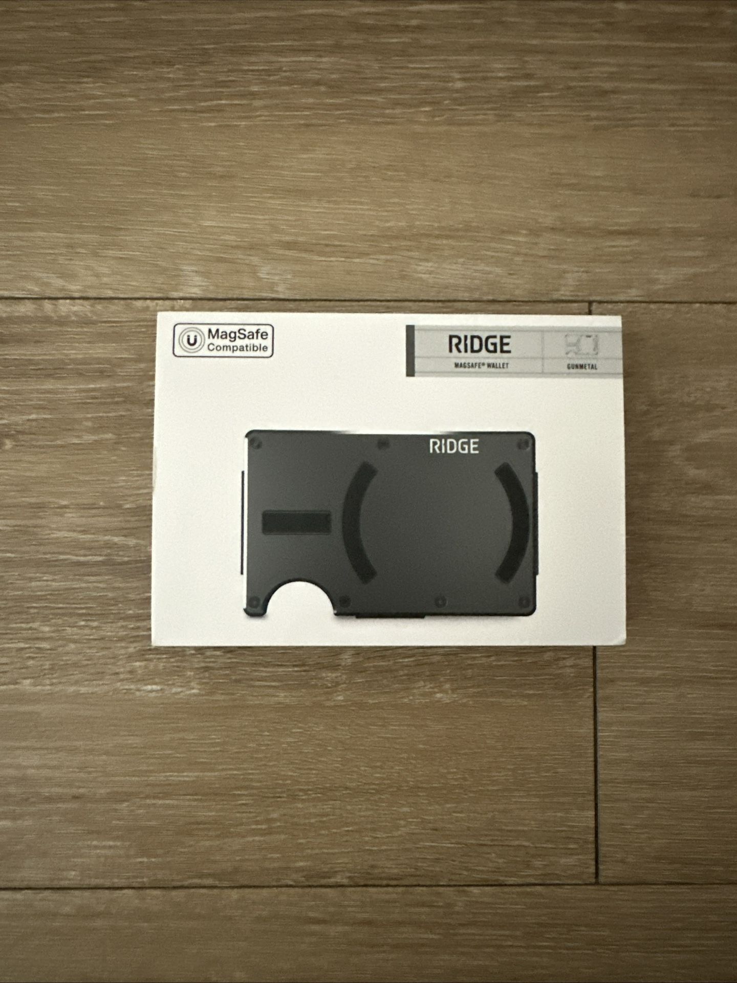 Ridge Wallet Mag-safe Version Gunmetal NIB