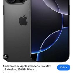 iPhone 16 Pro max $700 With Case N Screen Protector 