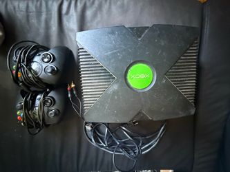Xbox original Xbox /cords, controller and game