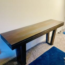 Hardwood TV /Sofa Table Barely Used