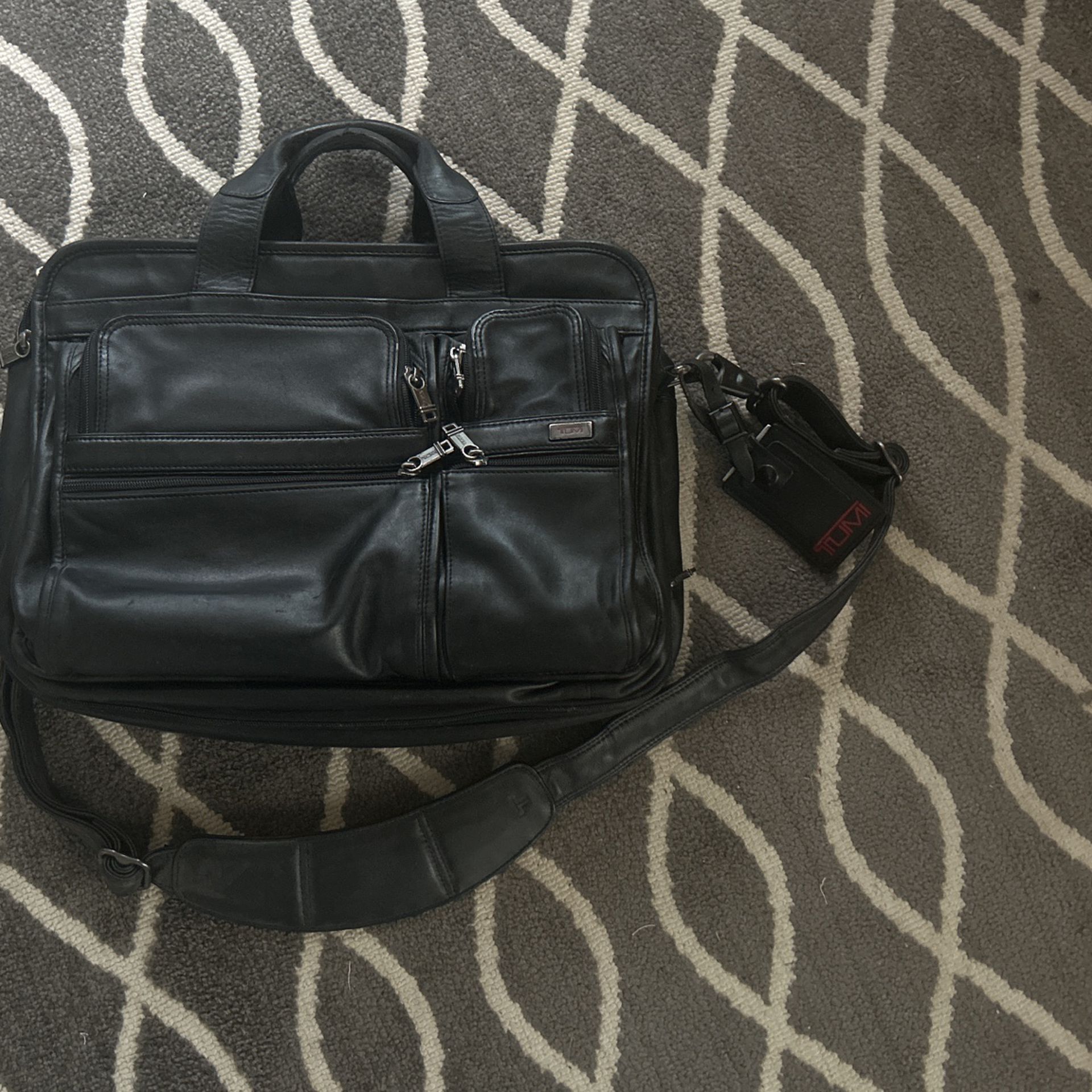 Tumi Leather Briefcase (expendable)