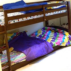 Dorel Living® Maverick Twin Over Twin Bunk Bed in Mocha