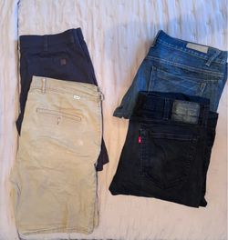 Men’s jeans and shorts