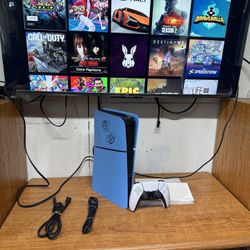 PS5 Slim 1TB Digital + 39 Games Installed 