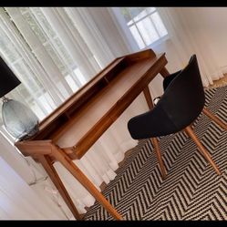 CB2 Drommen 3 Drawer Wood DESK