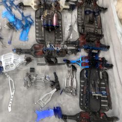 Traxxas Emaxx Integy Lot  3 E Maxx Rollers With All Kinds Of Integy Hop Ups