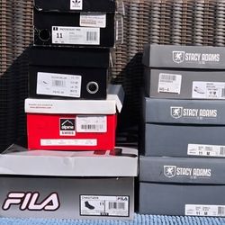 7 Pairs of MEN'S SHOES ** Brand New ** Size 11 ** Stacy Adams Adidas - $100