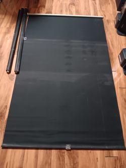 3 Blackout Shades 46" X 76" With Mounting Brackets