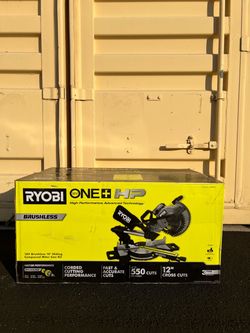 Ryobi Brushless Cordless 10 in. Sliding Compound Miter Saw Kit