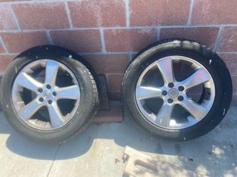 Lexus rx330 polished wheels, spare tires