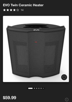 EVO Twin Ceramic Heater