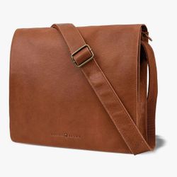 Antonio Valeria Albert Premium Leather Messenger Bag for Men