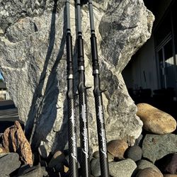 Fishing Rod (Trolling) - Lamiglas With Shimano Cardiff 401A Baitcaster Reel. 