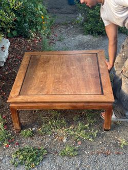 Squarewood Ming style coffee table