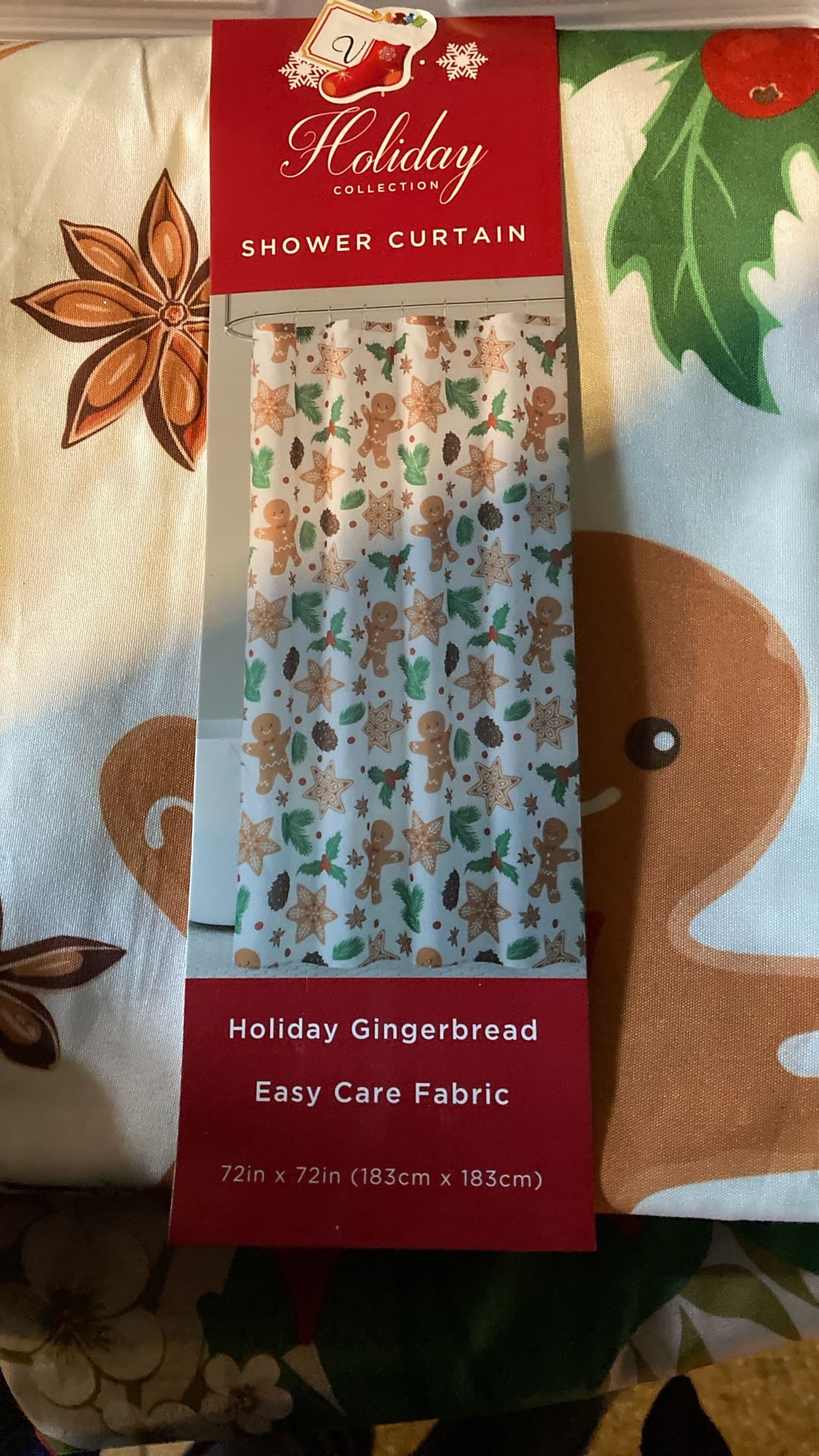 Ginger Bread Shower Curtain