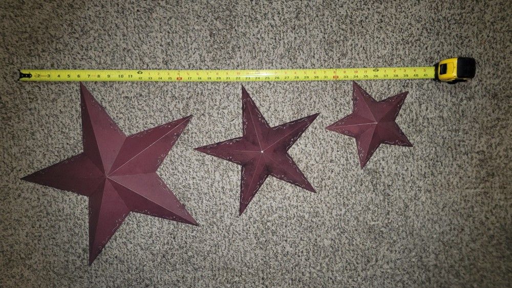 3 Decor Hanging Stars
