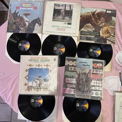Antonio Aguilar Lot of 5 Musart LP Vinyl record albums Corridos Rancheras 