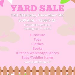 Large Garage Sale / Yard Sale - SATURDAY in Wellington