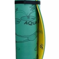 Aqua Lily Pad Water Mat Floating Foam Pad for Lake, Blue/Yellow 