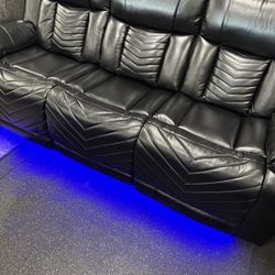 Power Reclining Sofa & Power Reclining Love Seat On Sale