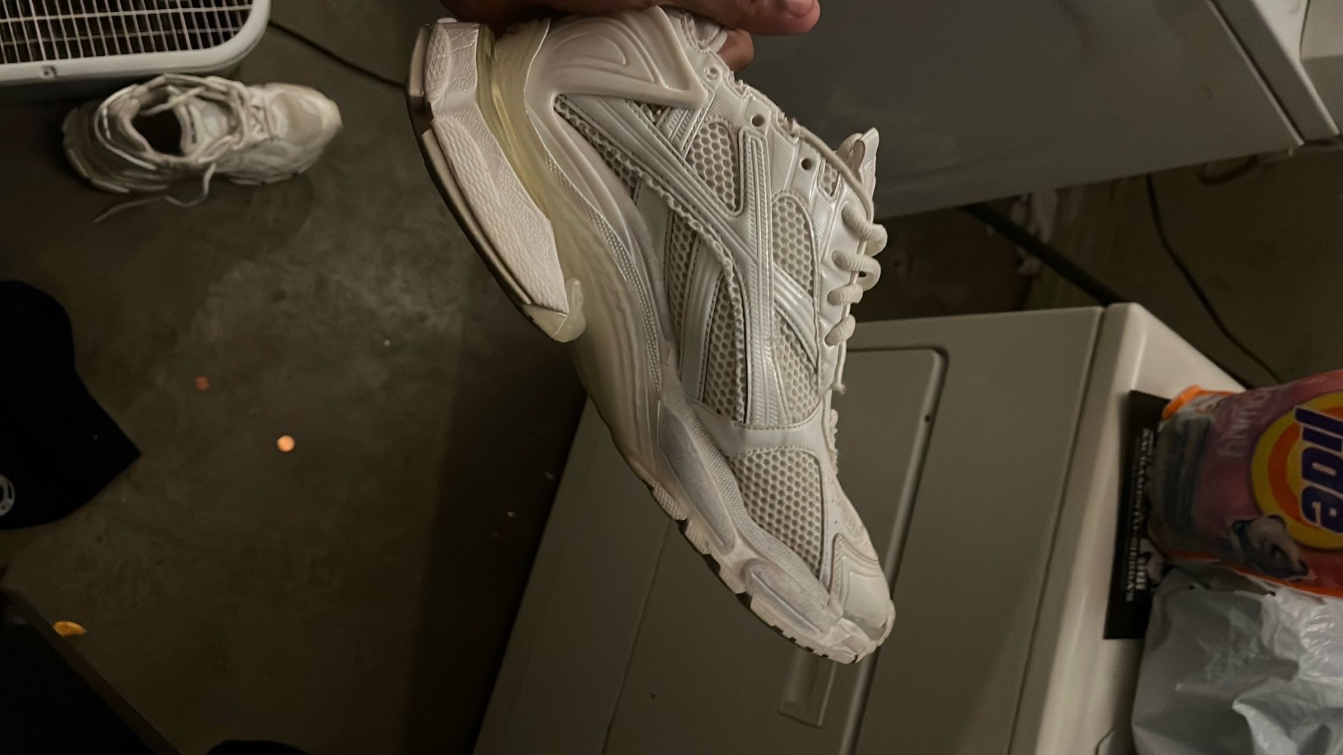 White Balenciaga Runners