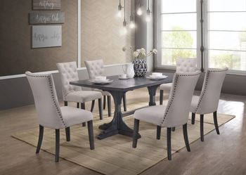 Dining Set - Table, 4 Chairs & Bench