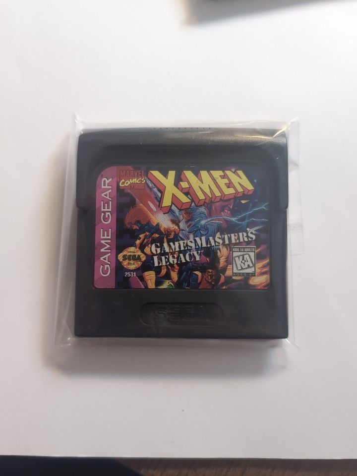 Sega Game Gear - X-Men - Marvel Comics - Games Master's Legacy