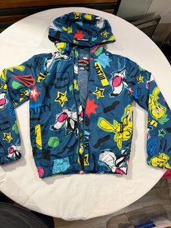 Members Only Looney Tunes Windbreaker Jacket Boys 10/12