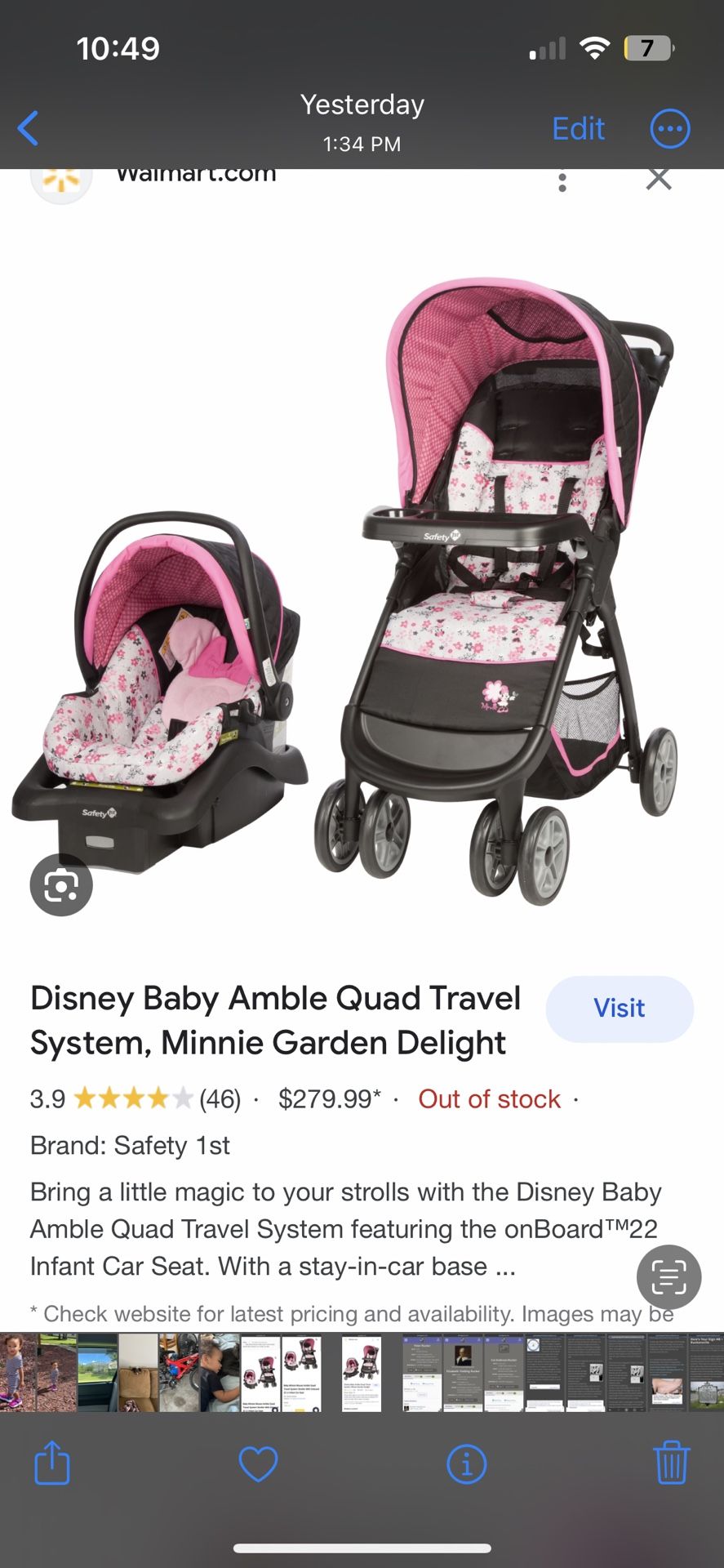 Safety 1st amble quad travel system online