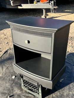 Nightstand dresser black