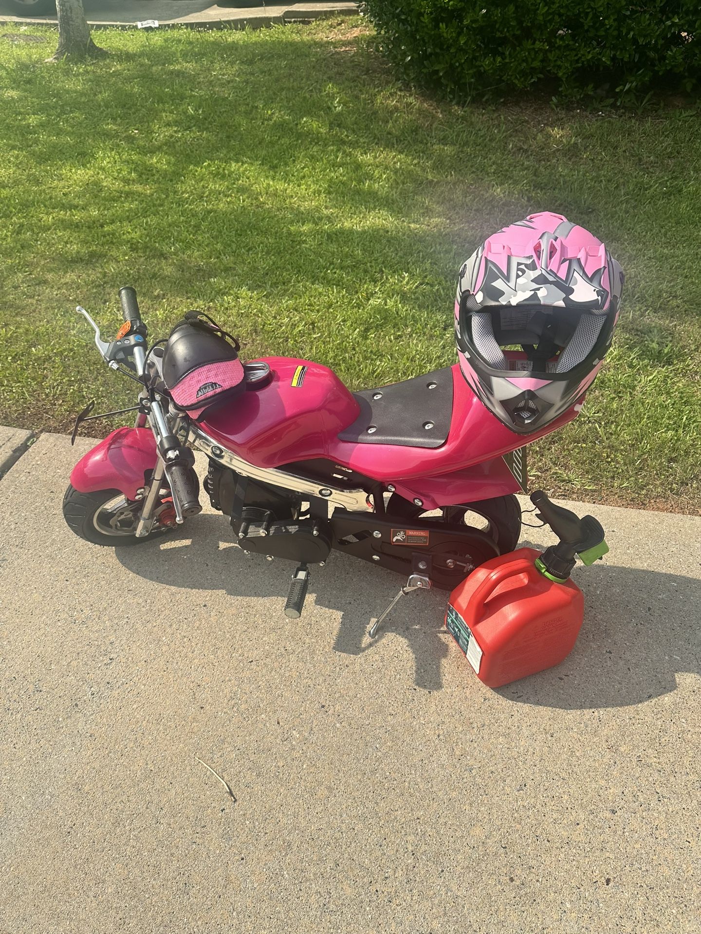 Pink Mini Gas Motorcycle For Sale