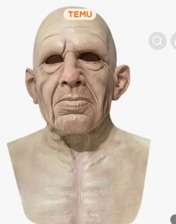 Old man Latex Mask - realistic