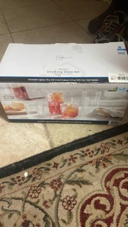 drinking glass set