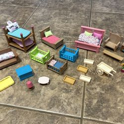 Lil Woodzeez Dollhouse Furniture