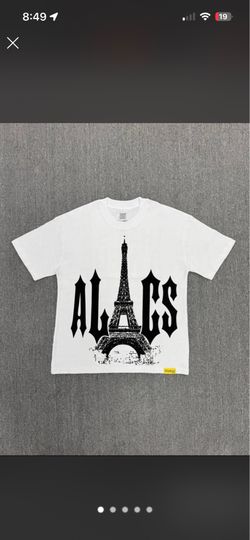 ALCS Eiffel Tower Gothic Graphic T-Shirt - White