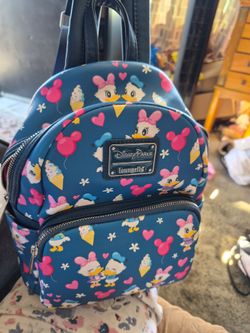 Daisy and Donald Loungefly mini backpack