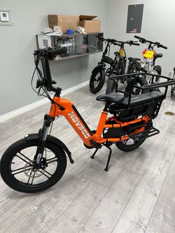 HOVSCO HovCart Family E-Bike 20" Fat Tire Cargo E-Bike