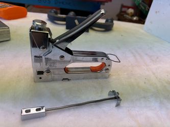 TÜV GS Chrome Heavy Duty Staple Gun - Adjustable Manual Brad Nailer