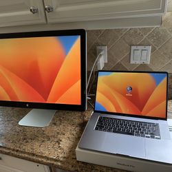 Macbook Pro 16” 32gb Ram 1tb SSD I9 With Cinema Display 