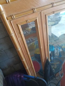 Top Half Of A Buffet Cabinet.