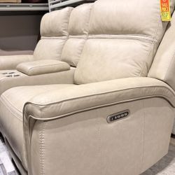 New leather triple power recliner Sofa and loveseat