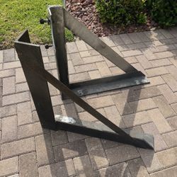 Mounting Brackets for Trailer Tool Box 24" (Height) x 24" (Depth)