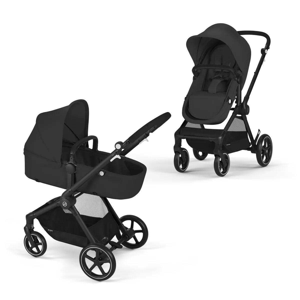 Cybex EOS 2-in-1 Stroller, Moon Black#2148NT2