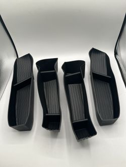 4 Pieces Side Door Storage Organizers for 2016-2023 Tesla Model Y