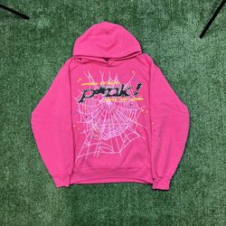 Sp5der Pink P*nk Hoodie