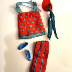 Vintage Mattel Skipper Barbie Doll "Jeepers Creepers" 5-Piece Set 1966 - Perfect