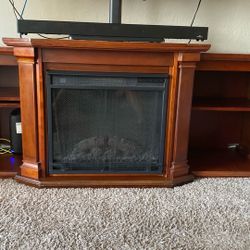 Entertainment Center With Fireplace Heater