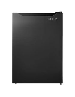 Insignia™ - 2.7 Cu. Ft. Mini Fridge with Door Storage and ENERGY STAR Certification - Black